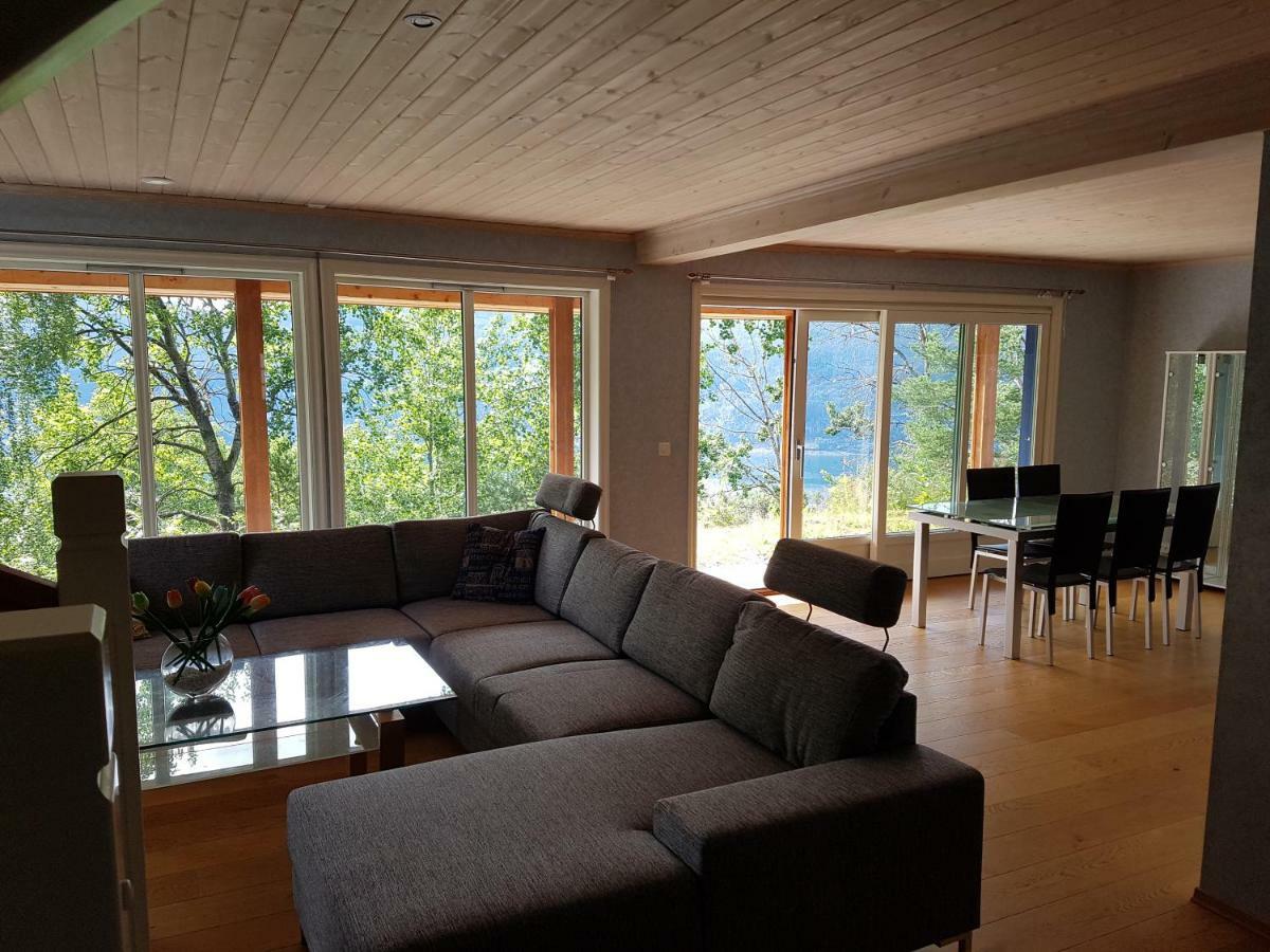 Panorama View Along The Fjord In Stryn Villa Blakset Exterior photo