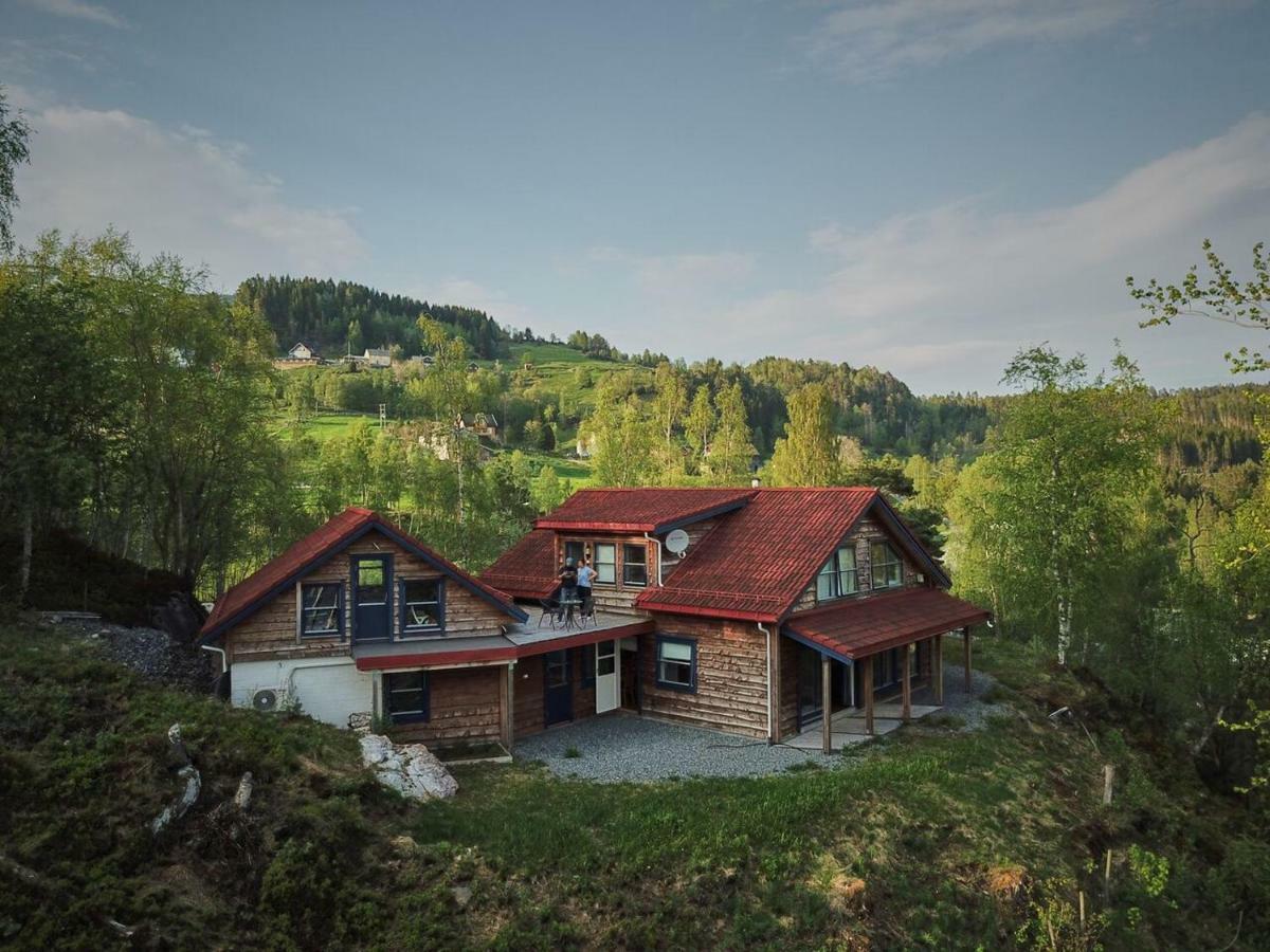 Panorama View Along The Fjord In Stryn Villa Blakset Exterior photo