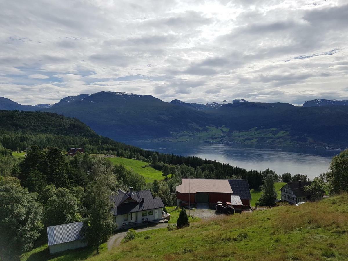 Panorama View Along The Fjord In Stryn Villa Blakset Exterior photo